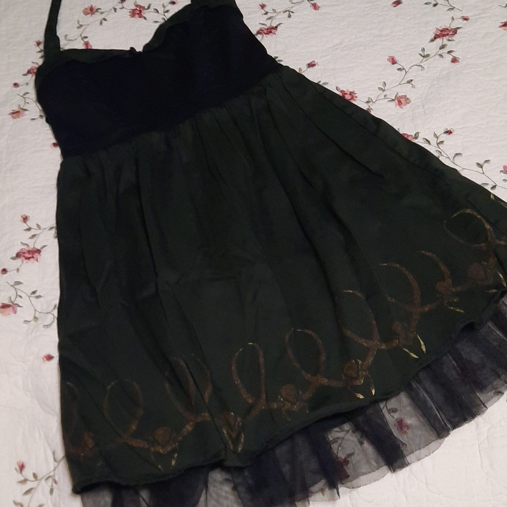 Her Universe Loki helmet halter dress  large